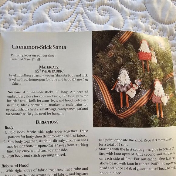 Set Of Vintage Christmas Quilt & Craft Books By Eleanor Burns & Nancy J. Martin - Picture 12 of 14